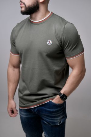 T-shirt Moncler Verde Militar